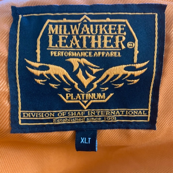 Milwaukee Leather Performance Apparel Concealed Carry Leather Vest XLT - Picture 7 of 7